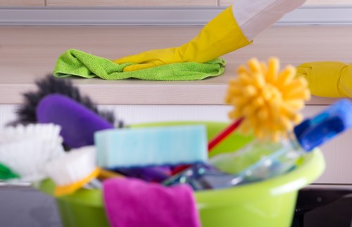 Professional upholstery cleaning in Southgate for a fabric sofa
