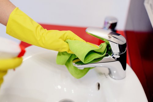 Customer raising a carpet cleaning complaint in a professional service setting